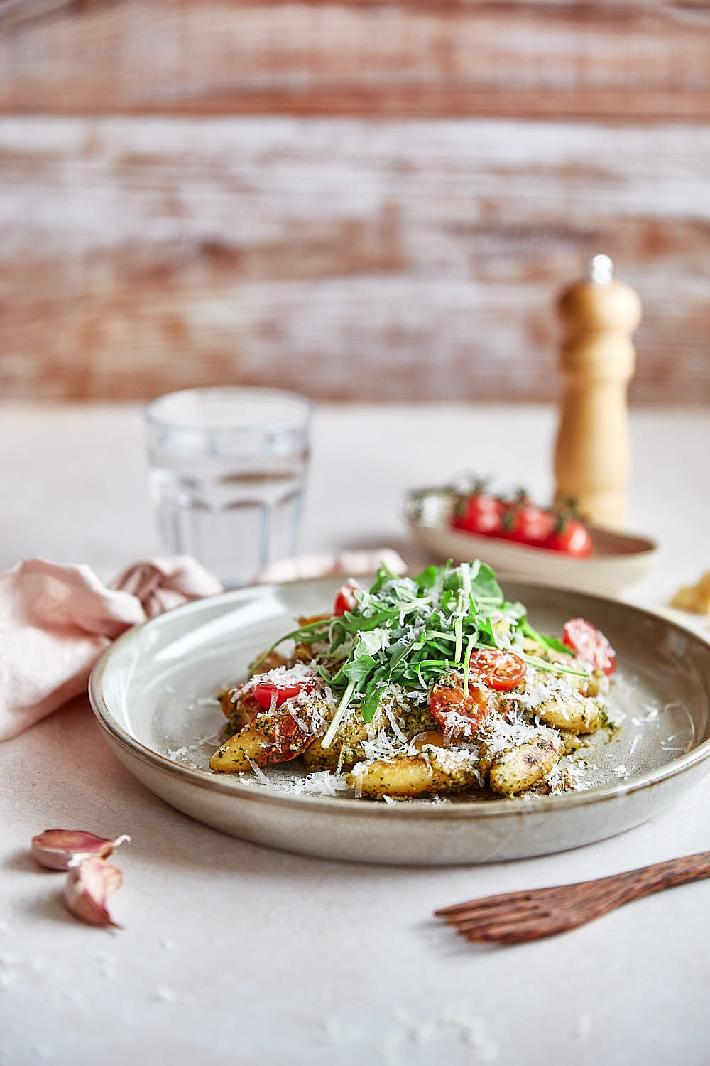 Einfaches Schupfnudeln Pesto